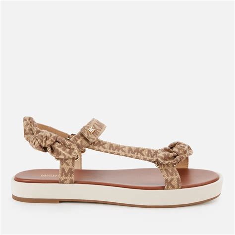 michael kors phoebe sandals|Michael Kors genuine leather sandals.